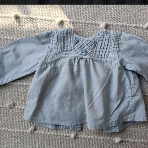 Zara mini 1-3 months baby blouse